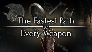 Bloodborne Guide ► The Fastest Path to Every Weapon [upl. by Auqinot]