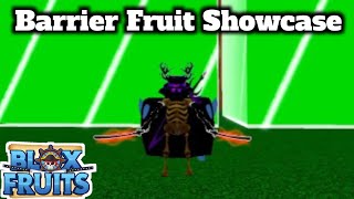 Blox Fruits Barrier Fruit Showcase ROBLOX [upl. by Burnham]