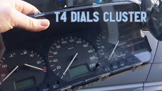 VW T4  Changing the SpeedoDials Cluster VLOG [upl. by Redliw]