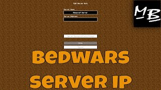 Minecraft Bedwars Server Address [upl. by Nnylirehs582]