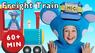 Freight Train  More  Nursery Rhymes from Mother Goose Club [upl. by Yaron]