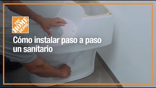 Cómo instalar paso a paso un sanitario  Baños  The Home Depot Mx [upl. by Aliac]