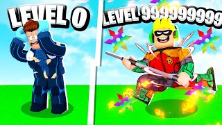 Dad VS Son 999999999 ROBLOX TEEN TITANS TYCOON [upl. by Auhel7]