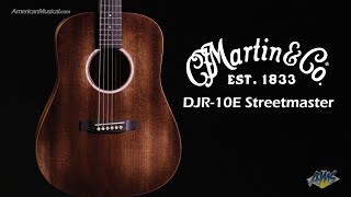 Martin DJR10E StreetMaster Acoustic Electric Guitar  AmericanMusicalcom [upl. by Lounge]