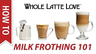 Milk Frothing for Beginners [upl. by Anoik]