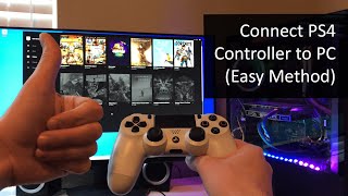 How to Connect PS4 Controller to PC Easy Method [upl. by Oric808]