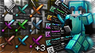 Ranked 32x FULL RECOLORS PORT by Mek  MCPE PVP TEXTURE PACK [upl. by Fang]