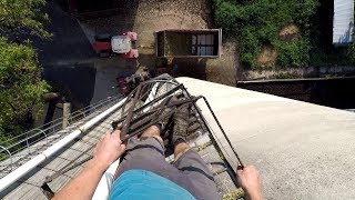 Filling Corn Silage Silos  Leveling and Setting Up Silo Unloader [upl. by Armyn]