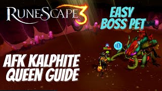 100 AFK Kalphite Queen Boss Guide  RuneScape 3 2021 [upl. by Naol]