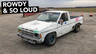 Nissan Hardbody Drift Truck Track Review [upl. by Gilemette122]