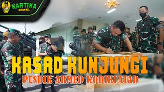 Kasad Kunjungi Pusdik Armed Kodiklatad [upl. by Ateuqahs716]