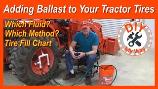 Adding Liquid Ballast to Tractor Tires Which Fluid Which Method Tire Fill Chart 95 [upl. by Ignacius595]