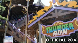 Official POV  Thunder Run  Canadas Wonderland [upl. by Dust]