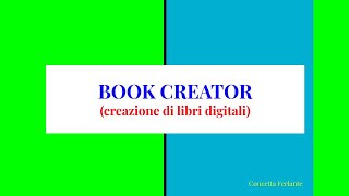 BOOK CREATOR per creare libri digitali [upl. by Kannan]