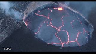 Kīlauea Summit Eruption — Lava Returns to Halemaʻumaʻu [upl. by Saretta]