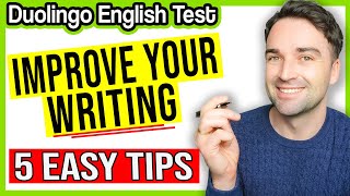 Immediately Improve Your Writing on the Duolingo English Test  5 Easy Tips [upl. by Astrid]