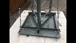 Tilting HAM Radio Antenna Tower  Part 1 [upl. by September]