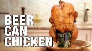 Beer Can Chicken Oven Baked  The Hungry Bachelor [upl. by Bena]