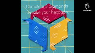 A quick guide to Tumbling Blocks quilt block [upl. by Clare]