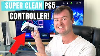 How To Clean The PlayStation 5 DualSense Controller Two Easy Steps [upl. by Dreyer]