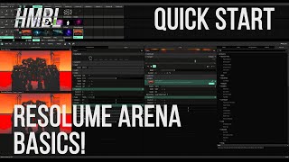 Resolume Arena Basics in 10 MINUTES  Quick Start Guide [upl. by Enahsed]