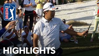 Hideki Matsuyamas winning highlights from the 2016 Hero World Challenge [upl. by Adnawat439]