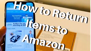 How to Return Items to Amazon Easy [upl. by Darnell560]