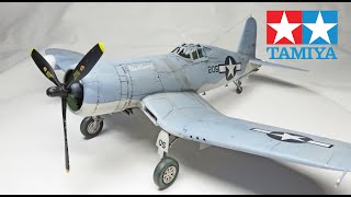 Tamiya 148 F4U2 Corsair [upl. by Neelrak340]