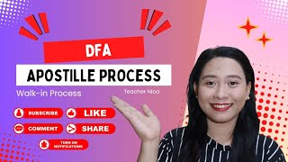 Apostille Process DFA [upl. by Luby]