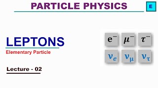 Leptons  Elementary subatomic particles [upl. by Otsenre]