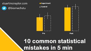 Ten Statistical Mistakes in 5 Min [upl. by Rachele811]