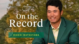 Masters Champion Hideki Matsuyama Addresses The Media  The Masters [upl. by Audi]