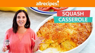 How To Make Simple Squash Casserole  Allrecipes [upl. by Orion168]