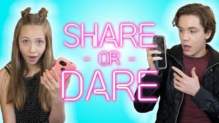 Shiloh amp Bros Share What’s In Their Phones  SHARE OR DARE [upl. by Nevart135]