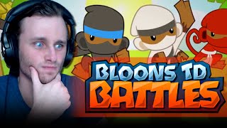 Bloons TD Battles  SEND THE ZEBRAS [upl. by Nehgam]