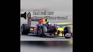 Red Bull RB7 Blown Diffuser Sound [upl. by Omland93]