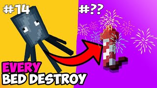 RANKING Every BED DESTROY Effect from WORST to BEST Hypixel Bedwars [upl. by Ruben]