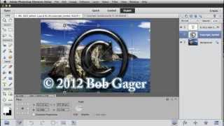 Add Watermarks to Your Photos in Photoshop Elements 11 [upl. by Yror457]