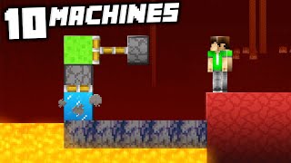 10 Useful Redstone Machines That ANYONE Can Make in Minecraft [upl. by Blackburn]