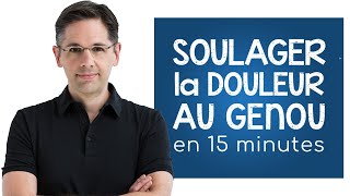 Soulager la douleur au genou en 15 minutes [upl. by Pontias]