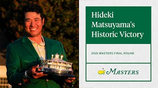 Hideki Matsuyamas Historic Victory  The Masters [upl. by Natsuj]