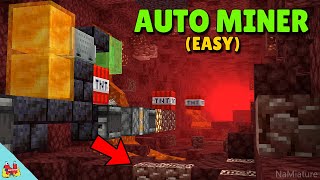 Auto Mining Machine for Minecraft  Best way to find Ancient Debris Tunnel Bore [upl. by Atlanta]