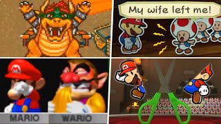 Evolution of Bad Super Mario Endings 1993  2021 [upl. by Hgielac345]