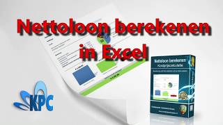 Nettoloon berekenen in Excel [upl. by Rodmann]