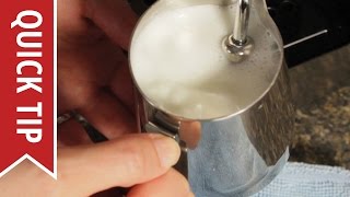 How to AutoFroth Milk for Lattes [upl. by Wachter]