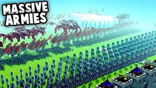 MASSIVE Armies NEW Creative Mode Update Kingdoms and Castles Gameplay [upl. by Ayahsal917]