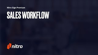 Nitro Sign Premium Sales Workflow [upl. by Eive394]