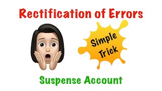 Rectification of Errors in accounting class 11 [upl. by Eydie]