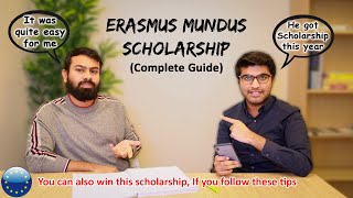 ERASMUS MUNDUS SCHOLARSHIP Complete Guide How to apply Eligibility Benefits and More  ENG SUBS [upl. by Minna]