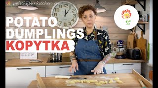 Polish POTATO DUMPLINGS  KOPYTKA How to make Polish food by Polish Your Kitchen [upl. by Biebel]